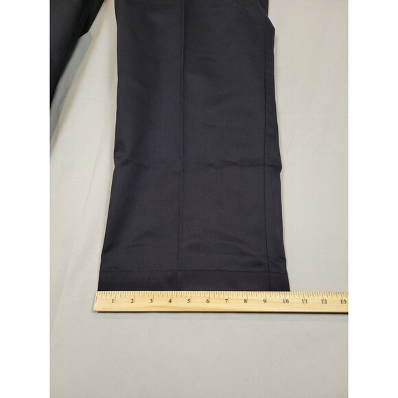 Lands End Traditional Fit Dress Pants Black Mens 46 x 28 Flat Front Career Event - Picture 6 of 8